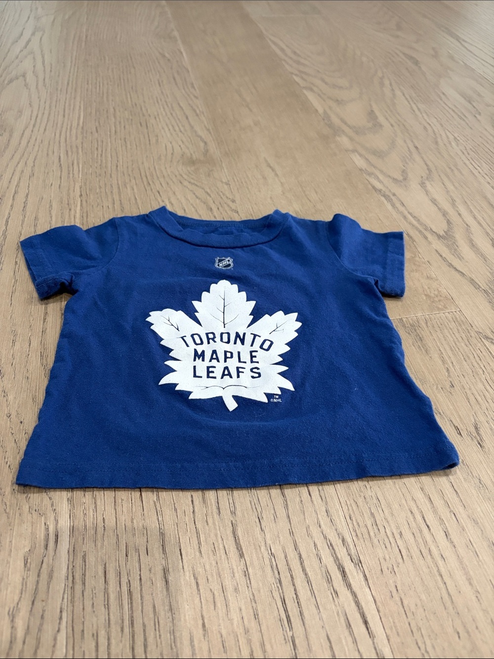 Reebok Kids Royal Blue Toronto Maple Leafs Tee